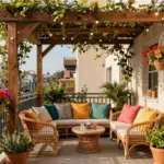 14 Balcony Pergola Ideas for Shade & Style