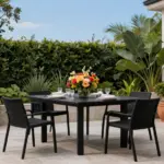 14 Black Patio Furniture Ideas That Look Sleek & Chic