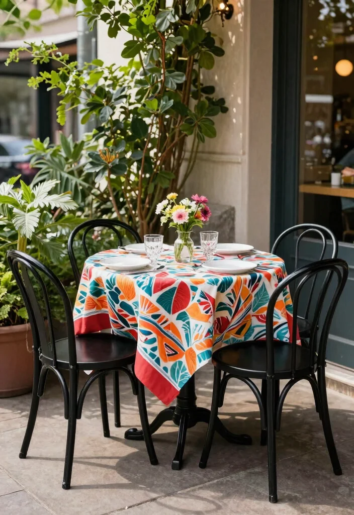 14 Black Patio Furniture Ideas That Look Sleek & Chic 37 14 Black Patio Furniture Ideas That Look Sleek & Chic - 7. Black Bistro Table and Chairs 1