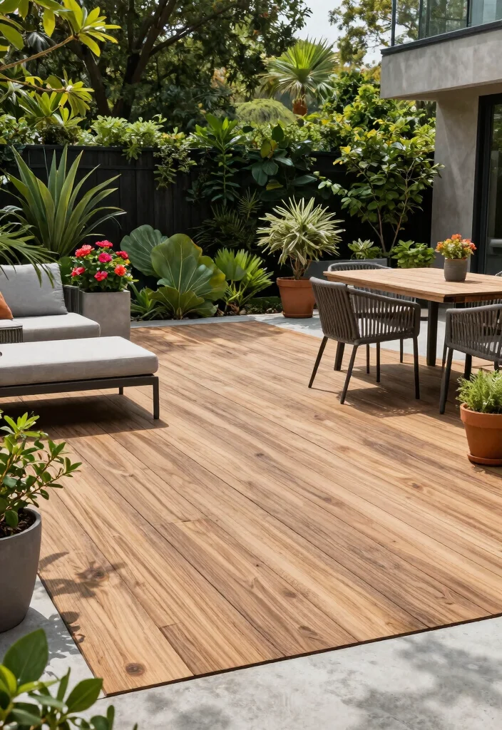 14 Concrete Backyard Ideas That Look Modern & Stylish 39 14 Concrete Backyard Ideas That Look Modern & Stylish - 9. Concrete Decking 1