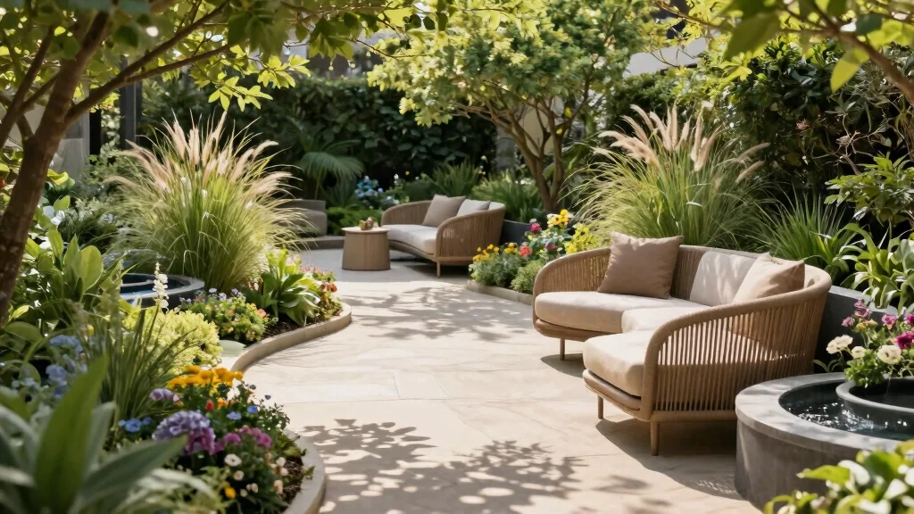 14 Curved Patio Ideas That Add Soft