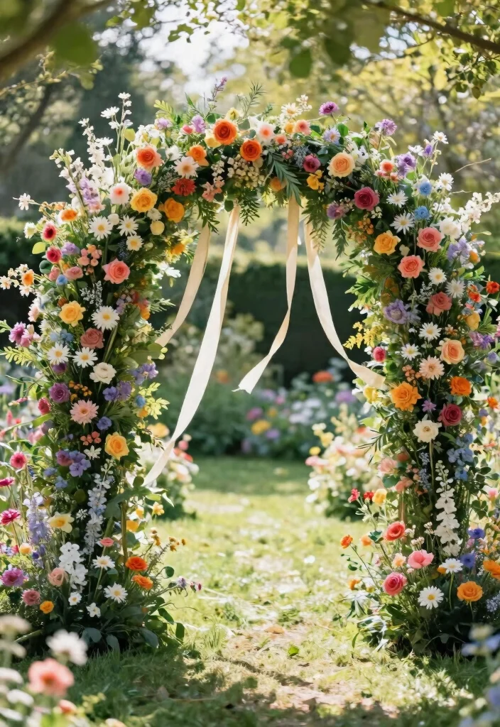 14 Outdoor Birthday Photoshoot Ideas With Stunning Backdrops 1 14 Outdoor Birthday Photoshoot Ideas With Stunning Backdrops - 1. Floral Archway Extravaganza 1
