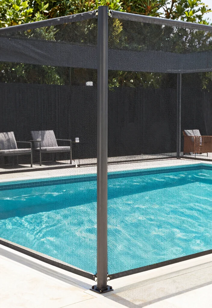 14 Pool Fence Ideas Australia Homeowners Are Choosing 63 14 Pool Fence Ideas Australia Homeowners Are Choosing - 13. Unique Mesh Fencing 1