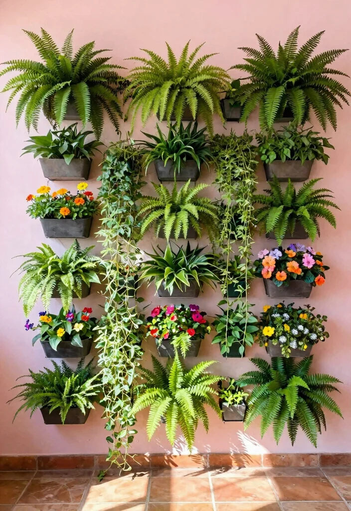 14 Room Balcony Ideas That Feel Cozy & Bright 1 14 Room Balcony Ideas That Feel Cozy & Bright - 1. Vertical Garden Wall 1