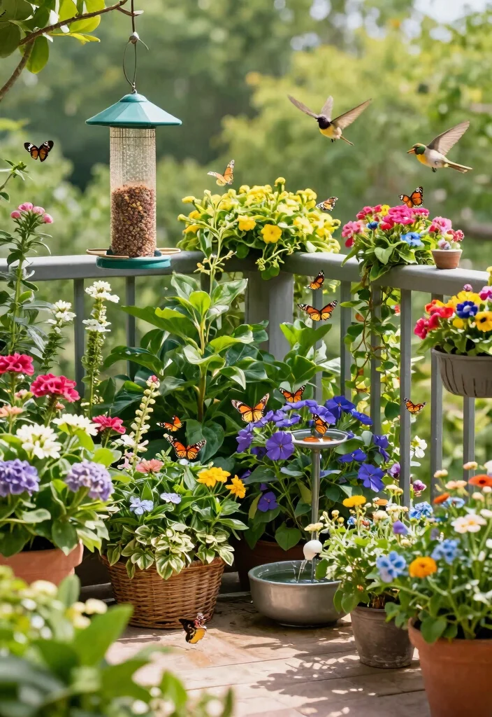 14 Room Balcony Ideas That Feel Cozy & Bright 62 14 Room Balcony Ideas That Feel Cozy & Bright - 12. Balcony Wildlife Habitat 1