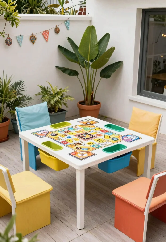 14 Small Deck Decorating Ideas That Feel Big on Style 63 14 Small Deck Decorating Ideas That Feel Big on Style - 13. Outdoor Games for Fun 1