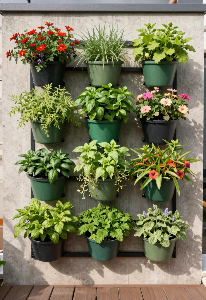 14 Small Deck Decorating Ideas That Feel Big on Style 2 14 Small Deck Decorating Ideas That Feel Big on Style - 2. Vertical Garden for Space-Saving Greens 1