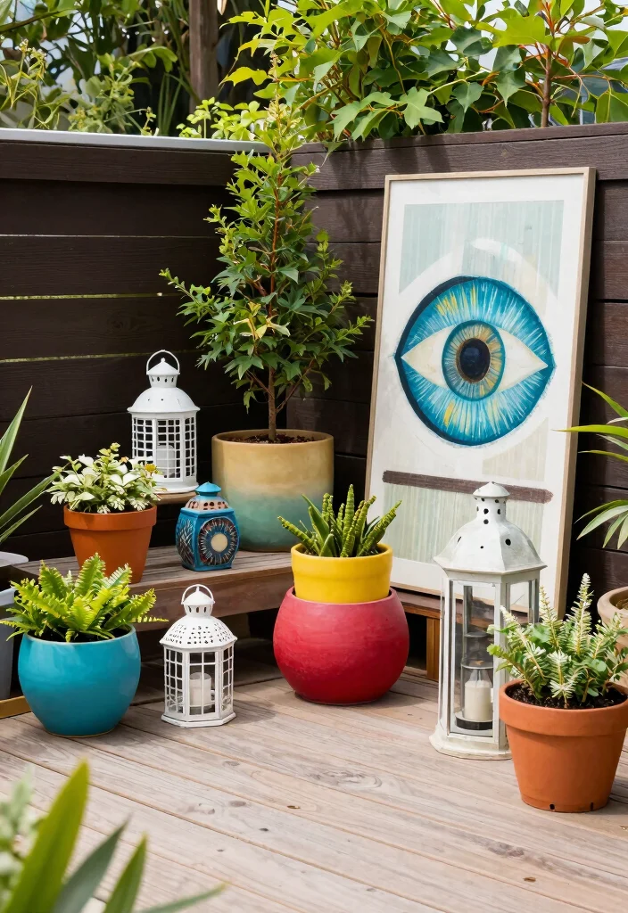 14 Small Deck Decorating Ideas That Feel Big on Style 48 14 Small Deck Decorating Ideas That Feel Big on Style - 8. Stylish Accessories and Decor 1