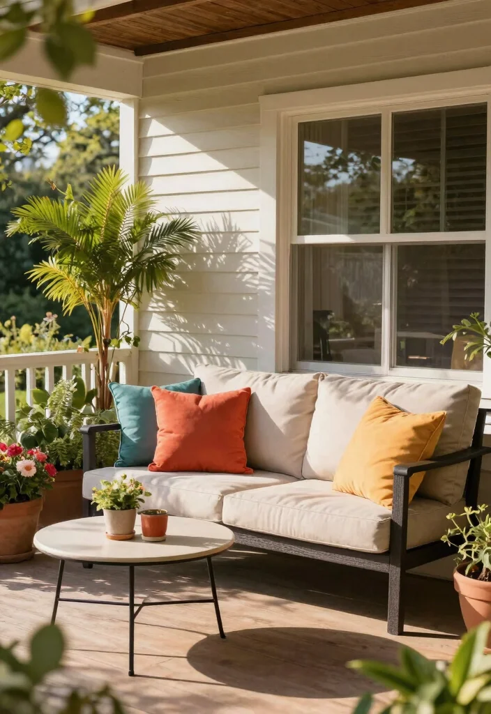 14 Summer Front Porch Ideas for a Bright Seasonal Refresh 12 14 Summer Front Porch Ideas for a Bright Seasonal Refresh - 2. Cozy Outdoor Seating Ideas 1
