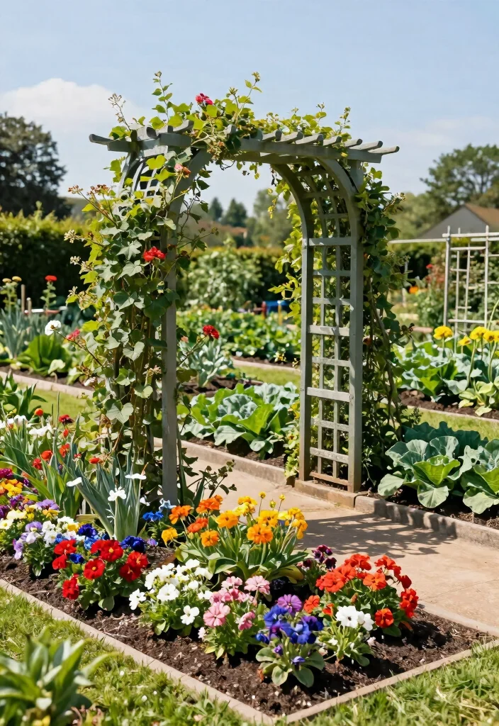 14 Trellis Ideas Front of House That Add Instant Charm 64 14 Trellis Ideas Front of House That Add Instant Charm - 14. Trellis as a Garden Divider 1