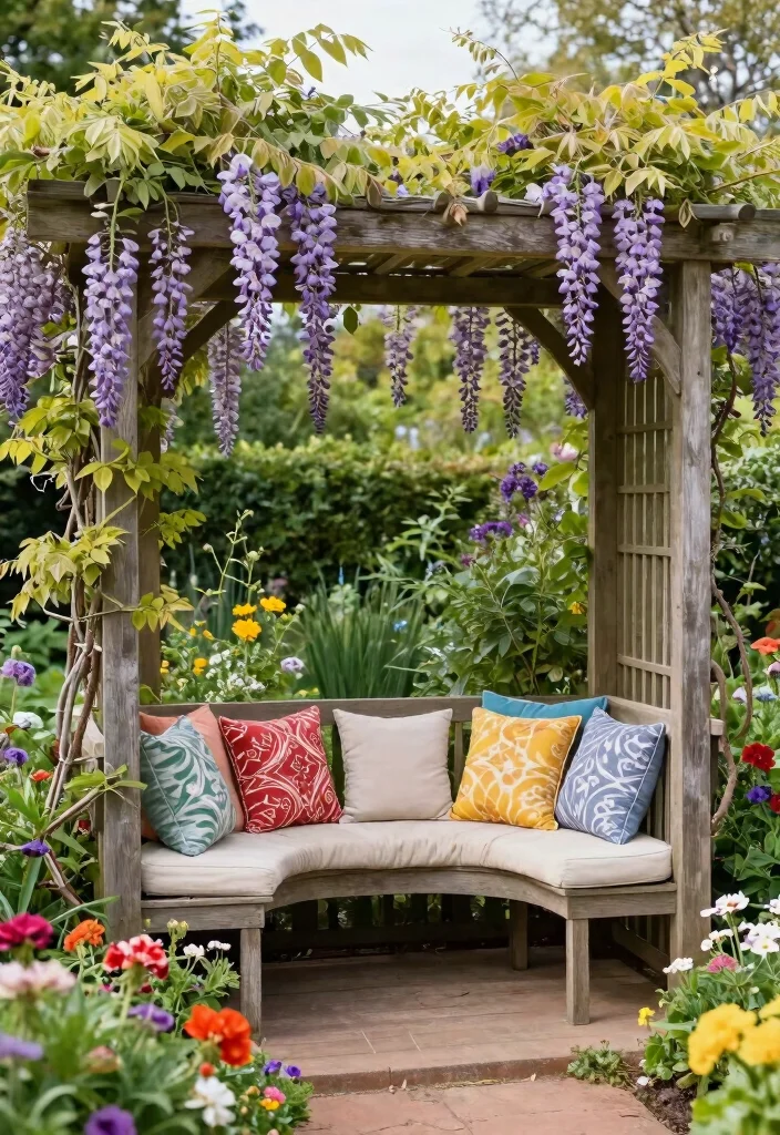 14 Trellis Ideas Front of House That Add Instant Charm 39 14 Trellis Ideas Front of House That Add Instant Charm - 9. Trellis with Integrated Seating 1