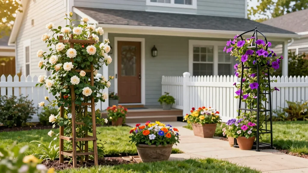 14 Trellis Ideas Front of House That Add Instant Charm