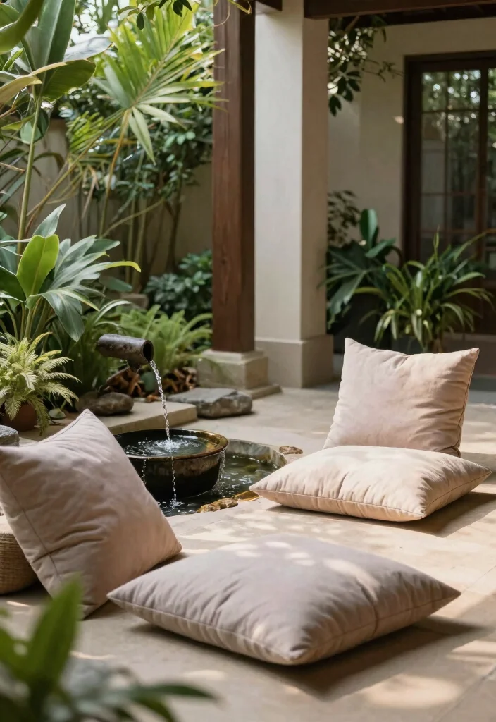 14 Uncovered Front Porch Ideas That Feel Open & Airy 50 14 Uncovered Front Porch Ideas That Feel Open & Airy - 10. Create a Zen Space 1