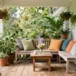 14 Uncovered Front Porch Ideas That Feel Open & Airy