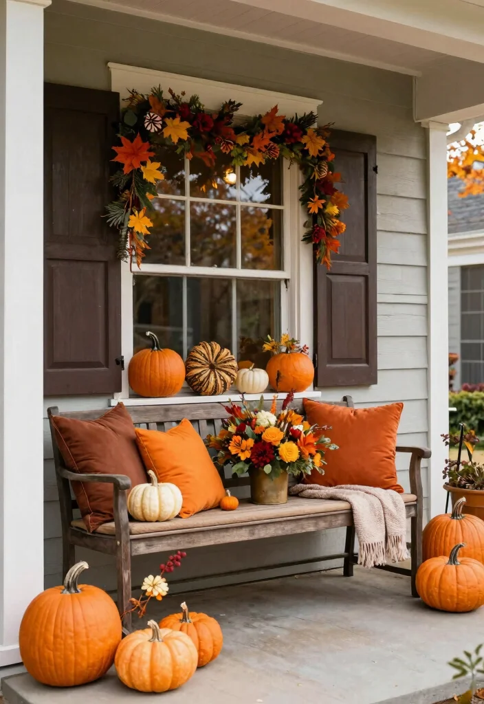 14 Uncovered Front Porch Ideas That Feel Open & Airy 49 14 Uncovered Front Porch Ideas That Feel Open & Airy - 9. Seasonal Decor Swaps 1