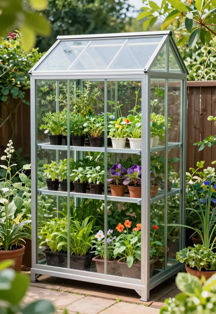 15 Backyard Layout Ideas That Maximize Space Beautifully 53 15 Backyard Layout Ideas That Maximize Space Beautifully - 13. Vertical Greenhouse for Year-Round Gardening 1