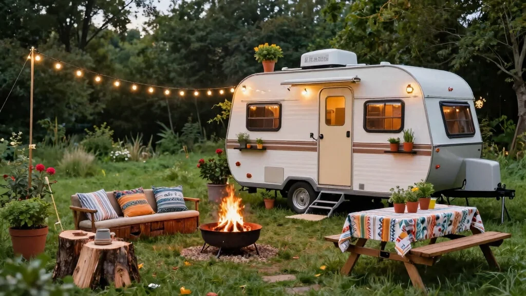 15 Camper Patio Ideas That Upgrade Your Campsite Vibes