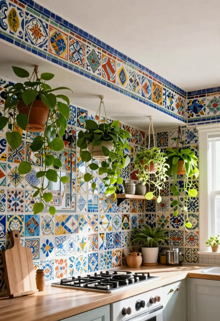 15 Ceiling Border Ideas That Instantly Elevate Any Room - 10. Mosaic Tile Borders 1
