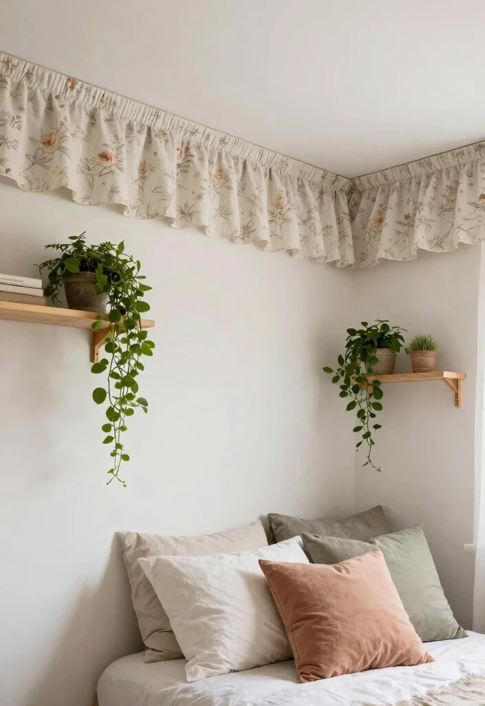 15 Ceiling Border Ideas That Instantly Elevate Any Room - 4. Fabric Borders 1