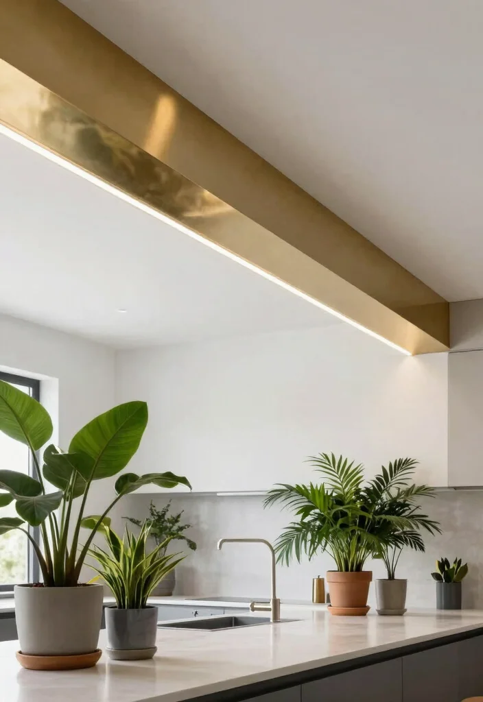 15 Ceiling Border Ideas That Instantly Elevate Any Room - 5. Metal Accents 1