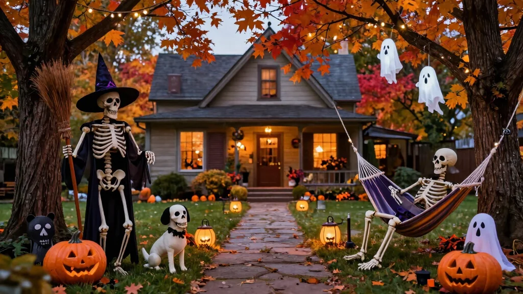 15 Front Yard Skeleton Ideas for Spooky Outdoor Fun