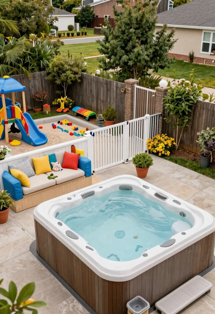 15 Outdoor Hot Tub Ideas That Feel Like a Private Spa 54 15 Outdoor Hot Tub Ideas That Feel Like a Private Spa - 14. Family-Friendly Hot Tub Backyard 1