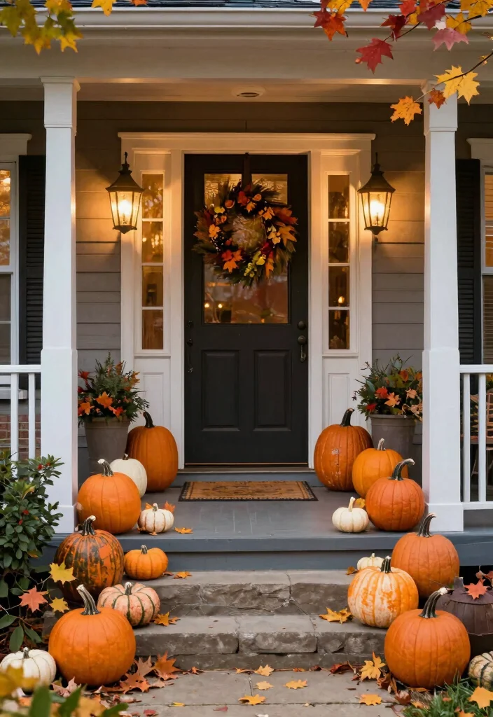 15 Simple Front Porch Ideas That Still Look Stunning 3 15 Simple Front Porch Ideas That Still Look Stunning - 3. Add Seasonal Decorations 1