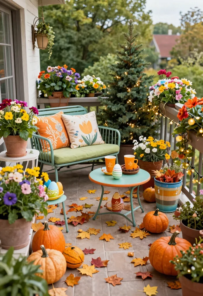 15 Sims 4 Balcony Ideas to Level Up Your Build 64 15 Sims 4 Balcony Ideas to Level Up Your Build - 14. Seasonal Decor 1