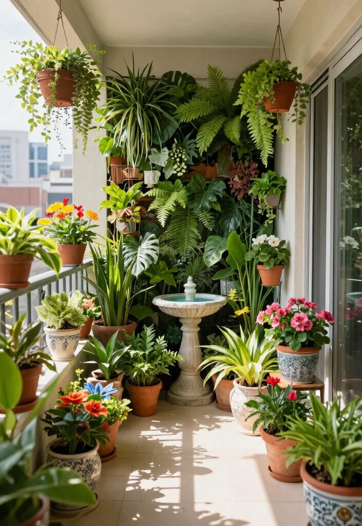 15 Sims 4 Balcony Ideas to Level Up Your Build 3 15 Sims 4 Balcony Ideas to Level Up Your Build - 3. Urban Jungle 1