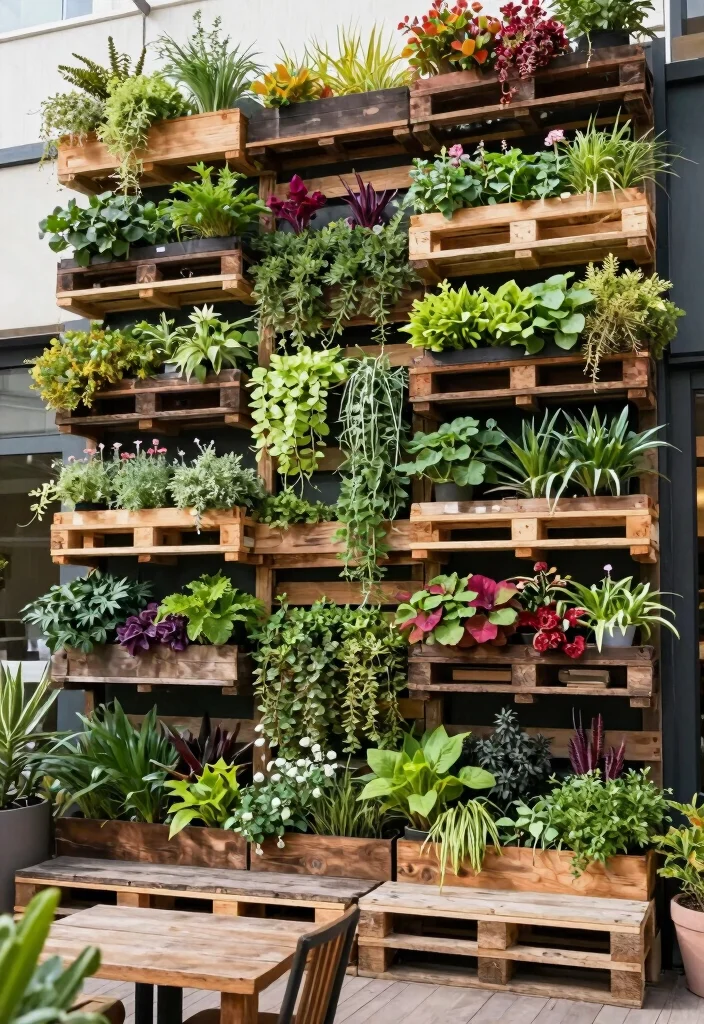 15 Terrace Storage Ideas That Maximize Small Spaces 14 15 Terrace Storage Ideas That Maximize Small Spaces - 4. Utilize Vertical Gardens 1