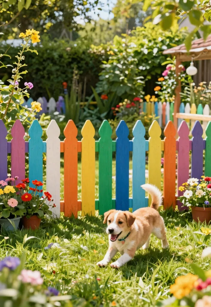 16 Backyard Fence Ideas for Dogs That Are Safe & Stylish - 8. Picket Fencing with a Twist 1