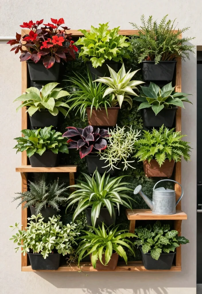 16 Balcony Decor Ideas for Apartments That Look Pinterest Perfect - 4. Vertical Garden Wall 1
