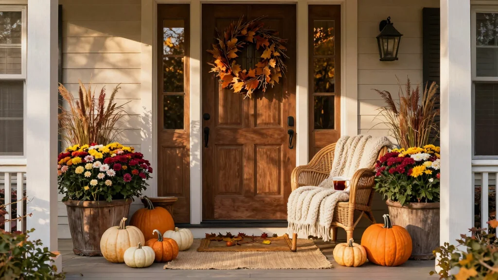 16 Cheap Fall Porch Decor Ideas That Look Luxe