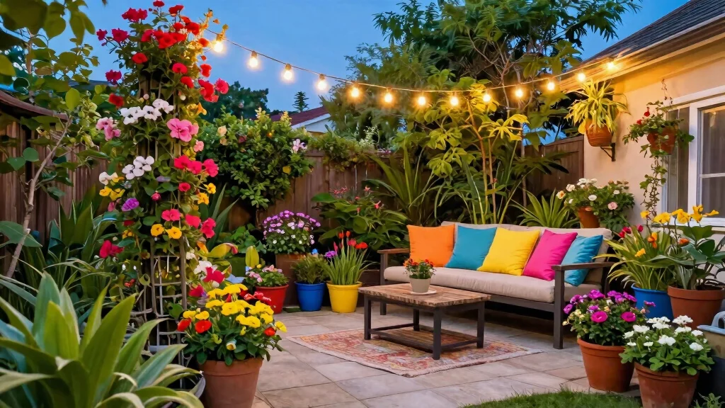 16 Colorful Backyard Ideas That Make Your Outdoor Space Pop