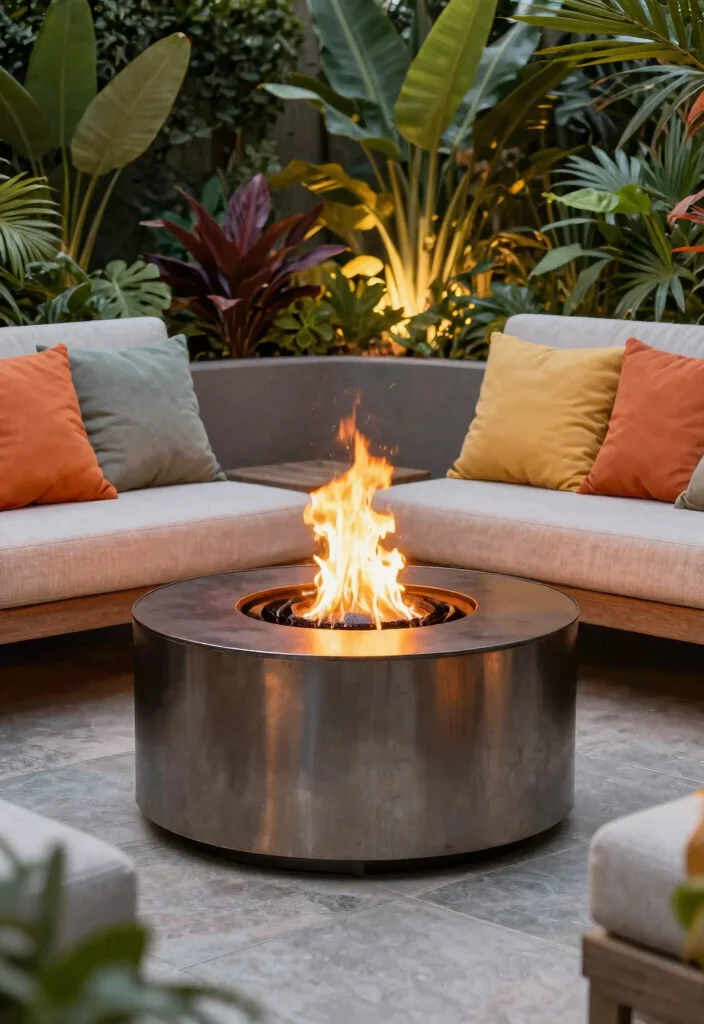 16 Fire Pit 2026 Trending Ideas for Cozy Backyard Nights 54 16 Fire Pit 2026 Trending Ideas for Cozy Backyard Nights - 14. Fire Pit with Recycled Steel Base 1
