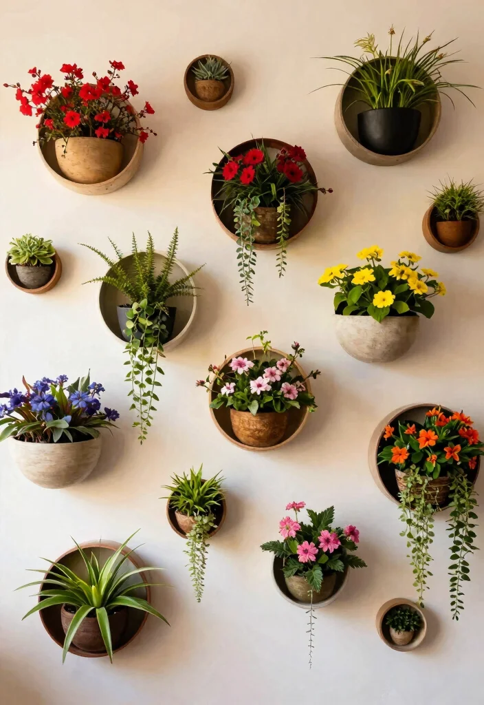 16 Indoor Plant Trellis Ideas for a Stylish Green Wall 30 16 Indoor Plant Trellis Ideas for a Stylish Green Wall - 10. Circular Plant Wall 1