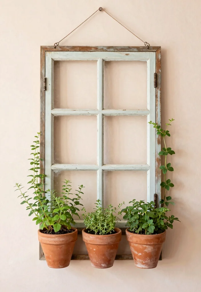 16 Indoor Plant Trellis Ideas for a Stylish Green Wall 29 16 Indoor Plant Trellis Ideas for a Stylish Green Wall - 9. Window Frame Trellis 1