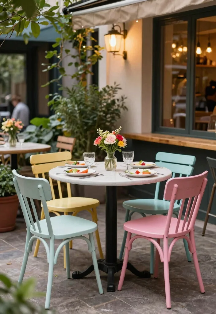 16 Outdoor Patio Bar Ideas for the Perfect Hosting Spot - 7. Chic Bistro Set-Up 1