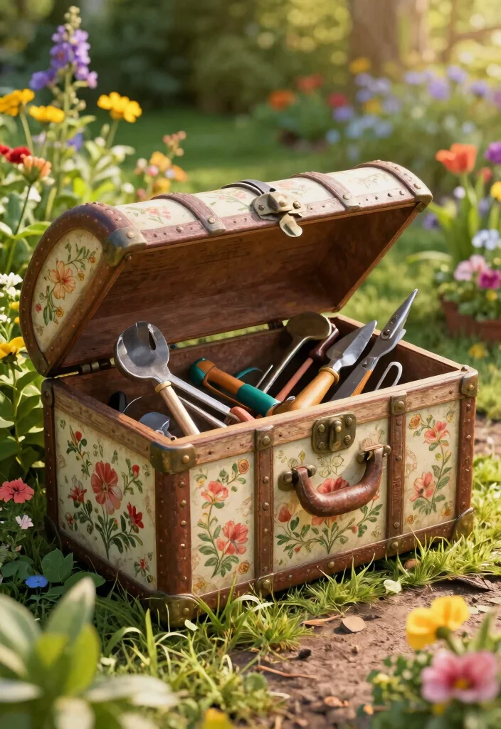 16 Outdoor Storage Ideas That Hide Clutter Beautifully 65 16 Outdoor Storage Ideas That Hide Clutter Beautifully - 15. Tool Time Capsule 1