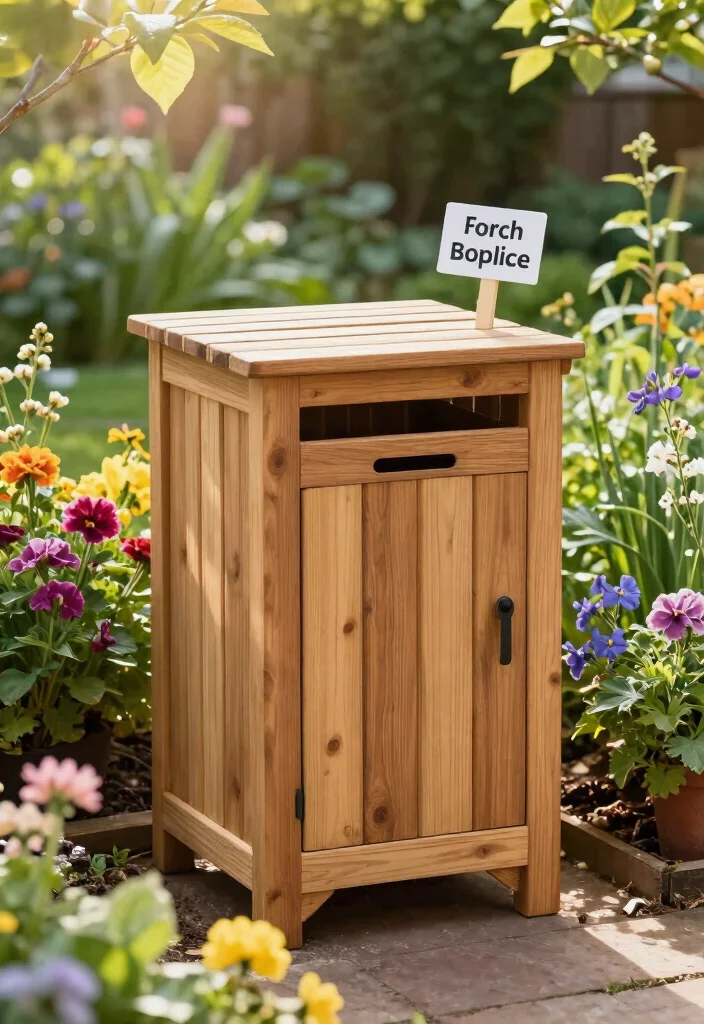 16 Outdoor Storage Ideas That Hide Clutter Beautifully 19 16 Outdoor Storage Ideas That Hide Clutter Beautifully - 9. Cleverly Designed Compost Bin 1