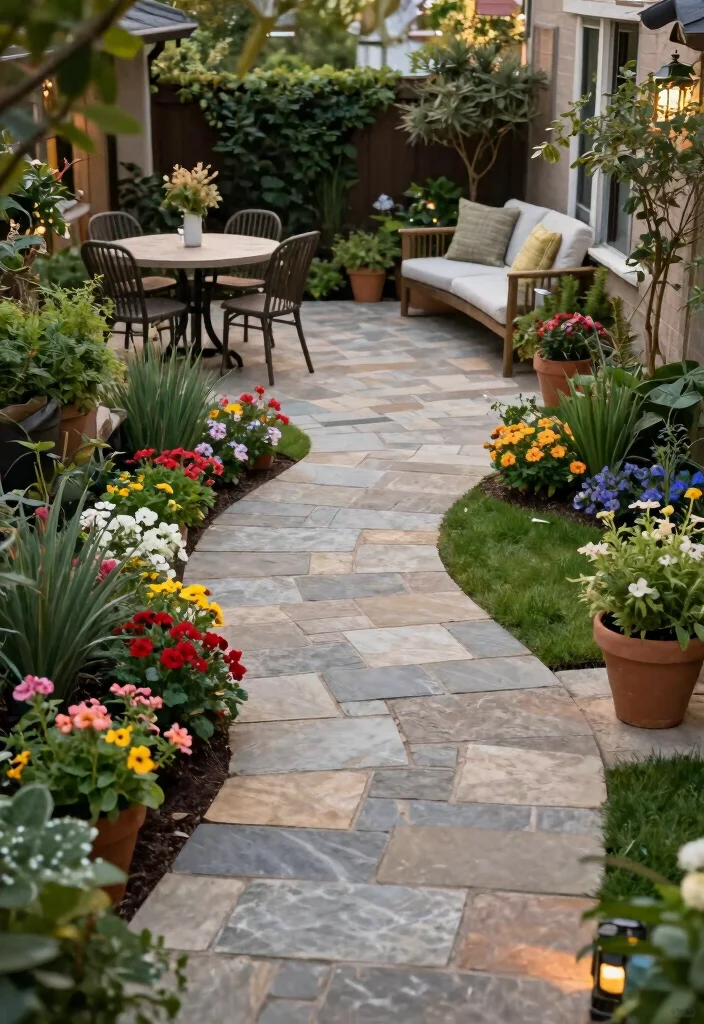 16 Patio Layout Ideas That Make Entertaining Easy - 11. Paver Pathways 1