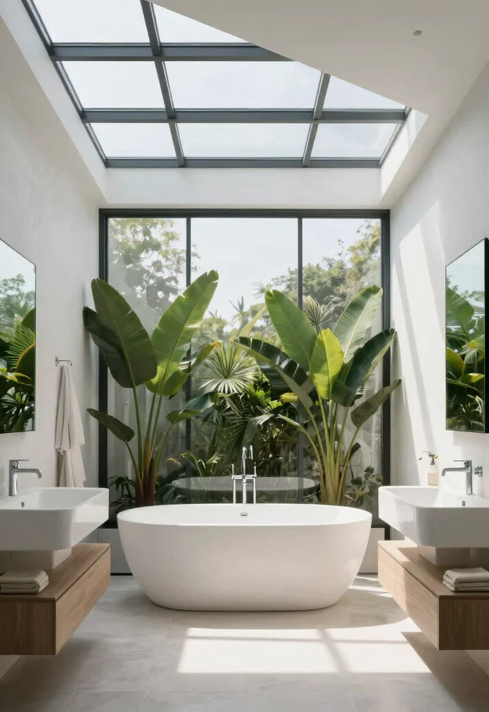 17 Bathroom Ceiling Ideas Modern Homes Are Loving 45 17 Bathroom Ceiling Ideas Modern Homes Are Loving - 15. Glass Ceilings 1