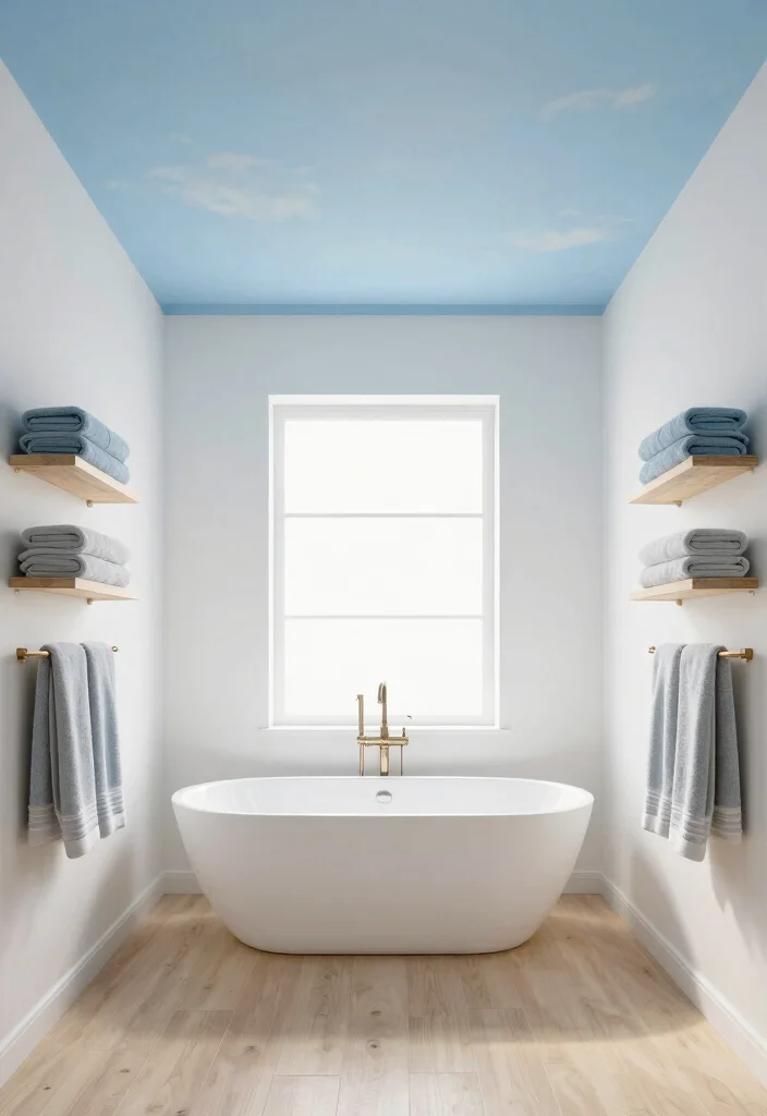 17 Bathroom Ceiling Ideas Modern Homes Are Loving 3 17 Bathroom Ceiling Ideas Modern Homes Are Loving - 3. Painted Ceilings 1