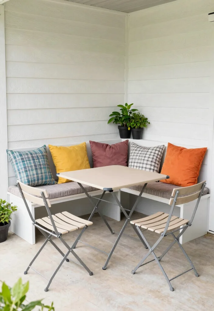 17 Enclosed Front Porch Ideas That Feel Cozy Year Round 17 17 Enclosed Front Porch Ideas That Feel Cozy Year Round - 7. Outdoor Living Space with Multi-Functional Furniture 1