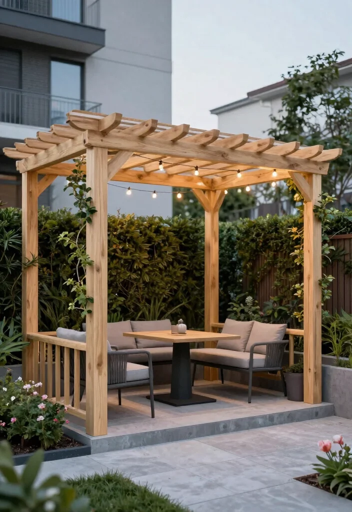 17 Outside Pergola Ideas Patio Spaces Will Love 1 17 Outside Pergola Ideas Patio Spaces Will Love - 1. Minimalist Wooden Pergola 1