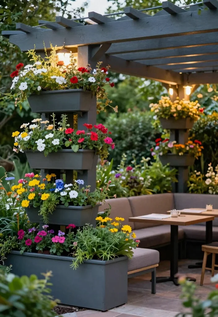 17 Outside Pergola Ideas Patio Spaces Will Love 43 17 Outside Pergola Ideas Patio Spaces Will Love - 13. Pergola with Built-in Planters 1