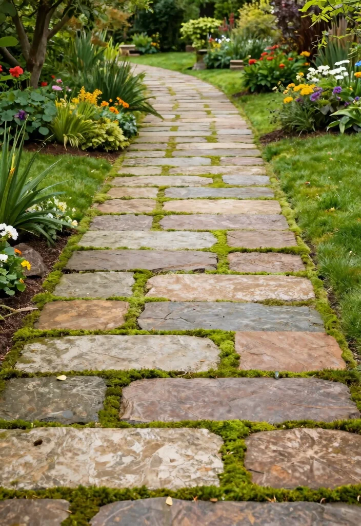 17 Outside Walkway Ideas That Elevate Your Landscape Design 54 17 Outside Walkway Ideas That Elevate Your Landscape Design - 14. Flagstone Walkways 1