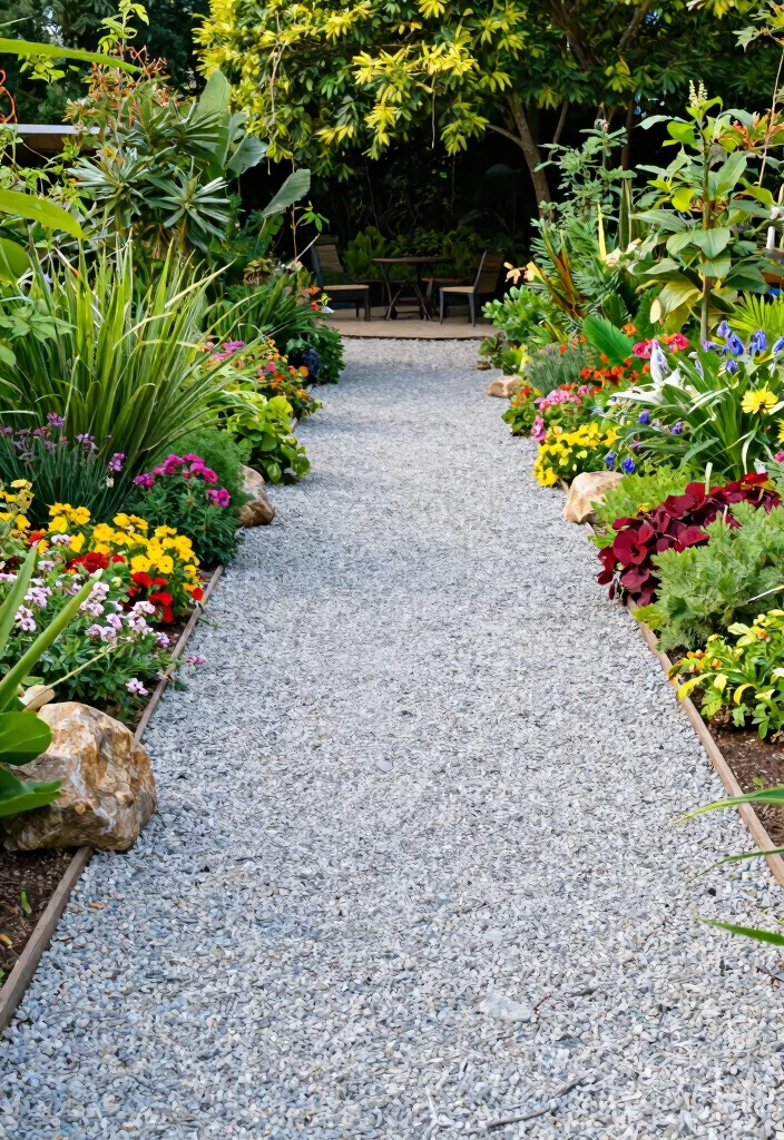 17 Outside Walkway Ideas That Elevate Your Landscape Design 12 17 Outside Walkway Ideas That Elevate Your Landscape Design - 2. Gravel Walkways 1