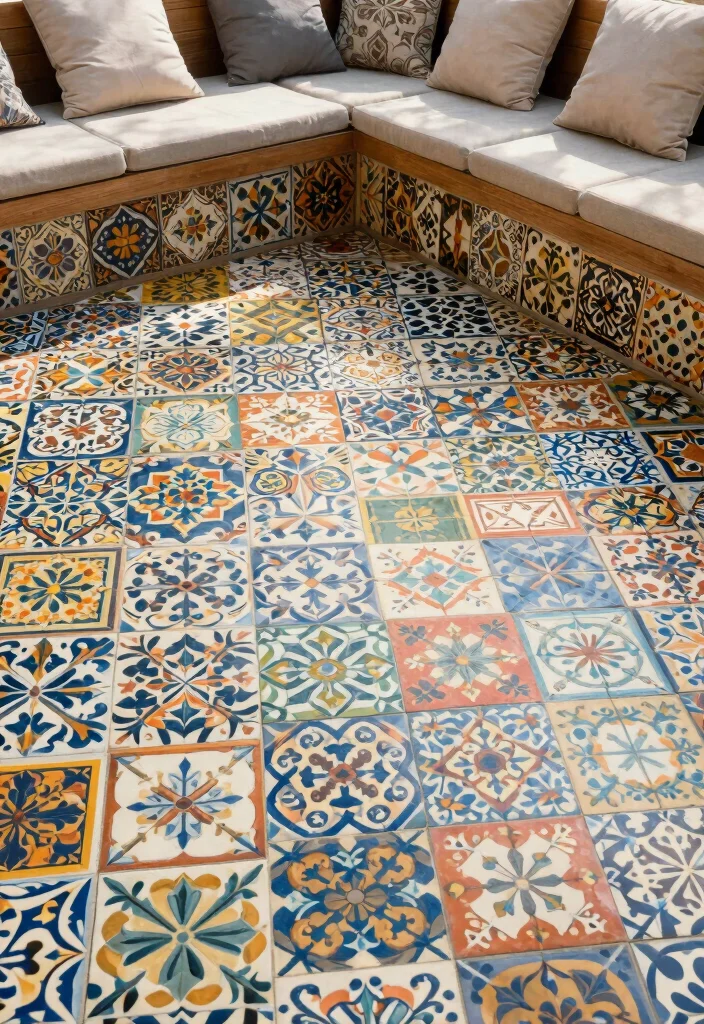 17 Patio Decorating 2026 Trending Ideas That Feel Fresh & Inviting 64 17 Patio Decorating 2026 Trending Ideas That Feel Fresh & Inviting - 14. The Return of Patterned Tiles 1