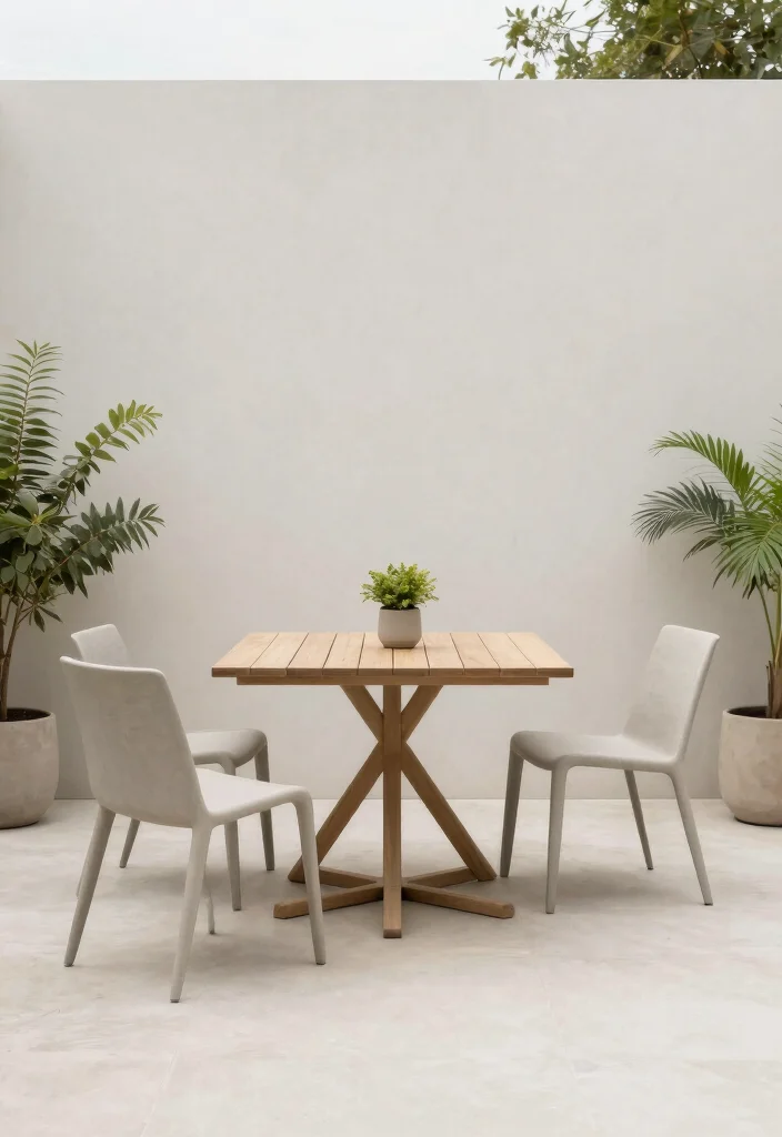 17 Patio Decorating 2026 Trending Ideas That Feel Fresh & Inviting 26 17 Patio Decorating 2026 Trending Ideas That Feel Fresh & Inviting - 6. Minimalist Furniture for an Open Feel 1